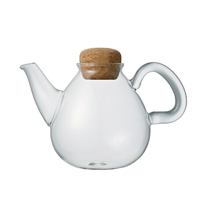 ◎KINTO PLUMP ポット 450ml 421792[キントー ティーポット 一人用 ガラスティーポット耐熱 ガラス 耐熱 耐熱ガラス おしゃれ 食洗機対応 電子レンジ対応 紅茶 中国茶 ハーブティー ガラスポット 蓋付き]
