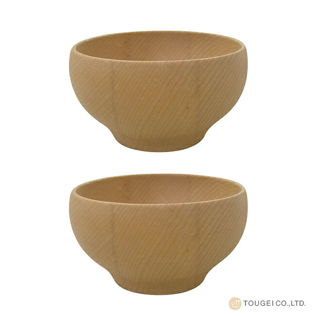 ＼特典あり／木のお椀 L ビーチ 《2個》[お椀 木製 汁椀 味噌汁 スープ 茶碗 おしゃれ 木 汁物 味噌汁椀 スープボウル 熱くない 木の食器 天然木 食器 ボウル 和食器 丼ぶり ペア 結婚祝い プレゼント]