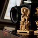 \特典あり/極小仏 風神[風神像 神様 仏像 木製 木彫り 柘植 ツゲ 高さ9.5cm アート 芸術 自宅 リビング 和室 書斎 オフィス 小さい 仏様 仏さま...