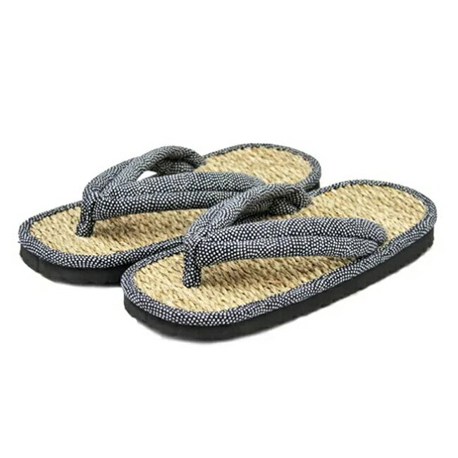 ＼特典あり／国産い草草履 鮫肌小紋 B-00133[草履 メンズ いぐさ い草 スリッパ おしゃれ 男 畳 父の日 夏用 夏物 和風 和装 七島 浴衣 浴衣用 サンダル いぐさ草履 い草草履 いぐさ草履メンズ]