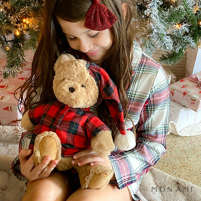 ◎MON AMI アリスター パジャマベア[くま ぬいぐるみ くまのぬいぐるみ かわいい ふわふわ 3歳 4歳 5歳 子供 こども 癒し 大人 飾る おしゃれ おもちゃ プレゼント 誕生日 クリスマス テディベア ベア]