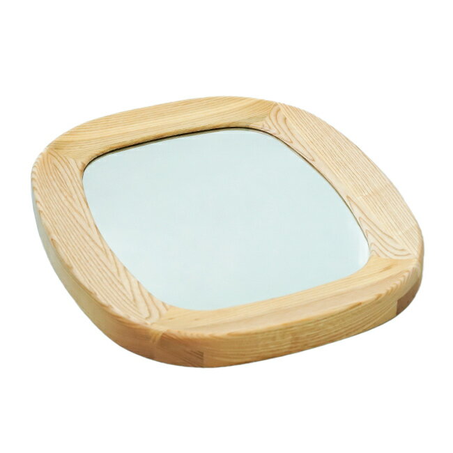 ＼特典あり/MOI wall mirror[鏡 壁掛け ミラー 壁掛けミラー 壁掛け鏡 おしゃれ オシャレ 可愛い かわいい ウォールミラー 木製 木 木枠 玄関 洗面所 洗面台 トイレ 賃貸 小さめ 北欧 風 木製鏡] [2]