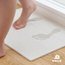 なのらぼ 足快バスマット ビッグ ノーブルタイル[バスマット 珪藻土 マット 珪藻土バスマット 速乾 かわいい おしゃれ 柄 日本製 国産 ノンアスベスト 家族...