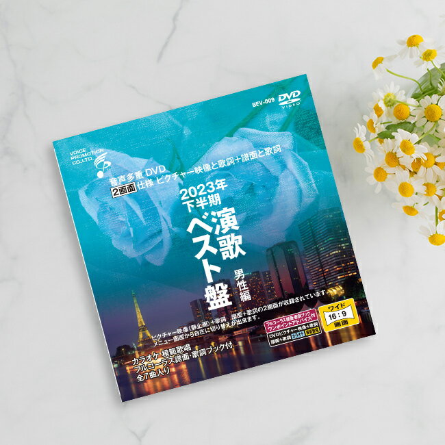 ◎音声多重DVDカラオケ 2023年下半期演歌ベスト盤 男性編[演歌 カラオケ DVD 歌 練習 カラオケDVD 自宅 家庭 ドライブ 年末 新年会 忘年会 カ...
