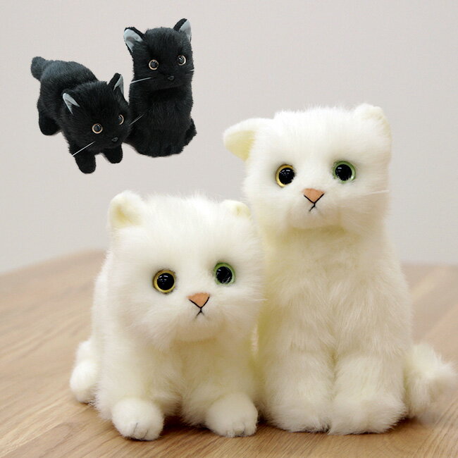 ＼レビュー特典あり／【ギフト対応無料】日本製 リアル 猫のぬいぐるみ 子猫 20cm[リアル ぬいぐるみ ネコ 猫 ねこ …
