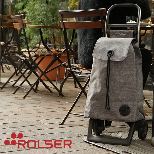 ◎ロルサー モノトーン ショッピングキャリーバッグ 2輪 ROLSER BABY JOY MONOTONE ショッピング キャリーバッグ おしゃれ キャリー バッグ 軽量 コンパクト 買い物 スーパー ショッピングカート レジバッグ レジカゴ レジかご タイヤ付き 自立 即納