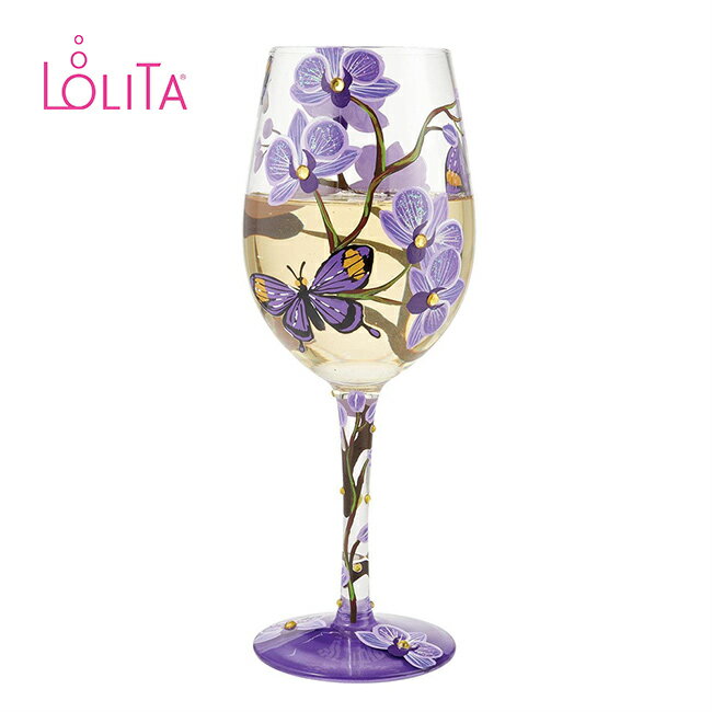 Rakuten - ＼特典あり／Lolita ワイングラス Butterfly Jubilee[ワイン グラス 450ml おしゃれ かわいい 蝶 バタフライ デザイン ホームパーティー クリスマスパーティー 誕生日パーティー 食事会 ギフト]