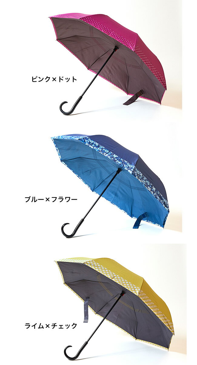 ＼特典あり/逆さに開く2重傘 サーカス[車 電...の紹介画像2