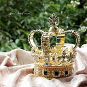\レビュー特典あり/聖エドワード王冠[インテリア 置き物 オブジェ クラウン 王冠 豪華 部屋 飾る アフタヌーンティー カフェ 喫茶店 アクセサリートレー ア...