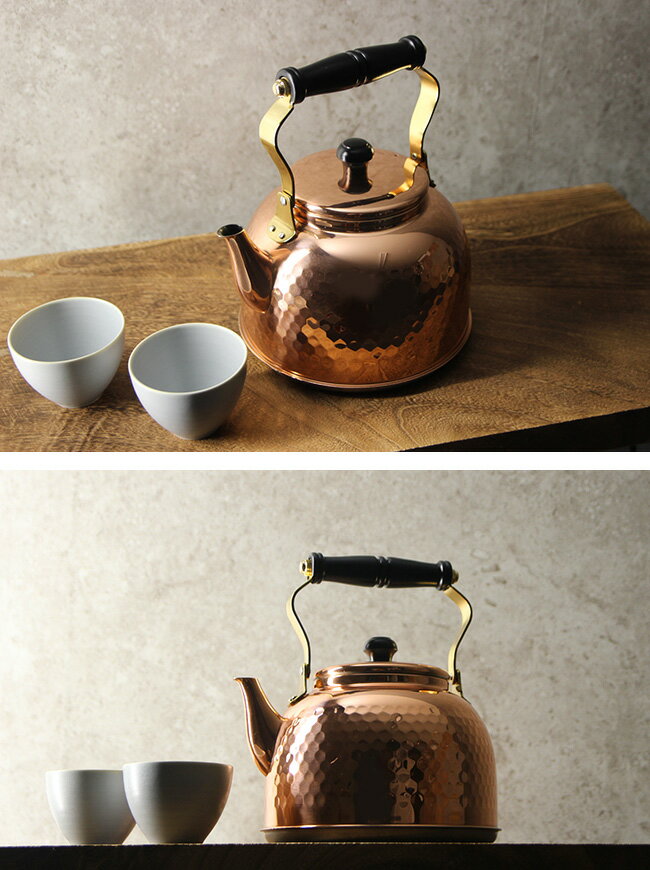 ＼特典あり/新光堂 純銅 IH対応 鎚目 ケト...の紹介画像2