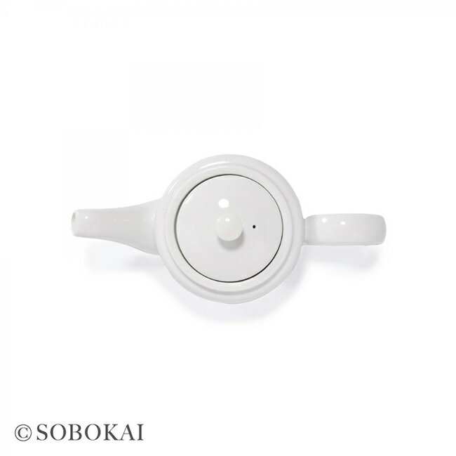 ◎SOBOKAI ソボカイ ブリッコ 400ポット[ティーポット 急須 400ml 陶器 白 ホワイト おしゃれ かわいい 紅茶 日本茶 来客用 来客 おもてなし お茶 ギフト プレゼント 贈り物 1杯 2杯] 1-2W