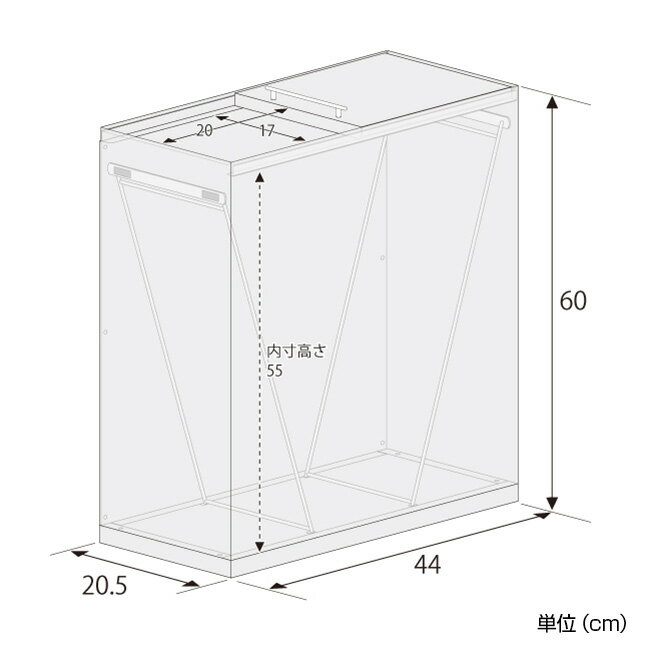 ＼特典あり/足立製作所 ステンレスダストボックス 45L[ゴミ箱 45リットル 蓋付き スリム おしゃれ 中身が見えない 部屋 リビング キッチン ステンレス製 スタイリッシュ 角型 シンプル 清潔 ゴミ袋 見えない 袋が見えない ふた付き] メーカー直送