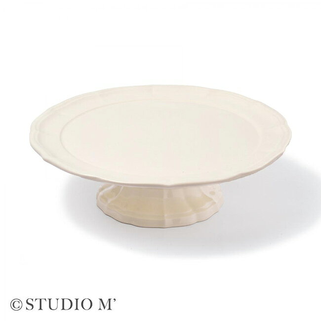 ＼特典あり／studio m’ スタジオエム パルレ 240 コンポート[ケーキスタンド 直径 24cm ケーキ台 ホールケーキ 5号 6号 ケーキトレー ケーキ皿 ケーキトレイ おしゃれ かわいい ケーキ カフェ 焼き菓子 盛り付け] 即納 uruza-10064151 URUZA(ウルザ) サンプル画像2