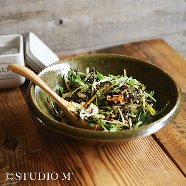 ＼特典あり／studio m’ スタジオエム ボナクイユ 260ボール[陶器 皿 サラダボウル 陶器皿 ボウル 電子レンジ 可能 レンジOK 食洗機対応 食洗機OK 料理 盛り付け サラダ ボール 大皿 深皿 盛り付け皿] 即納