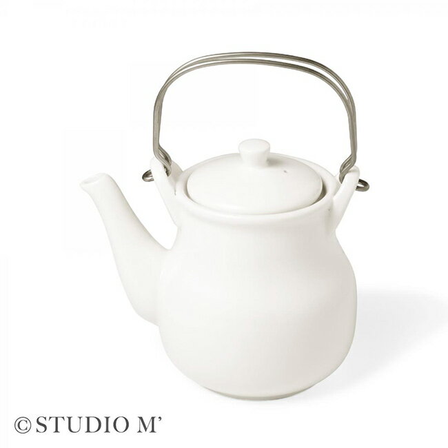 ◎studio m’ スタジオエム ペルシュ[ティーポット 610ml 急須 お茶 美味しい 日本茶 3人 3杯用 スタジオ M エム おしゃれ かわいい 3人用 来客 家族 夫婦 両親] 1-2W
