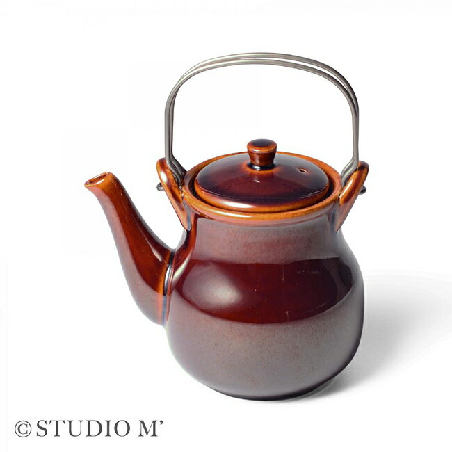 ◎studio m’ スタジオエム ペルシュ[ティーポット 610ml 急須 お茶 美味しい 日本茶 3人 3杯用 スタジオ M エム おしゃれ かわいい 3人用 来客 家族 夫婦 両親] 1-2W