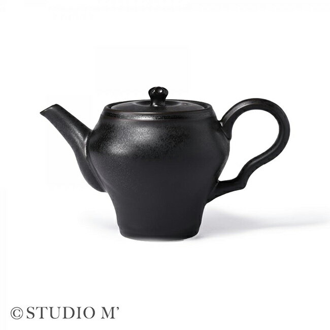 ＼特典あり／studio m’ スタジオエム ジャスミン ポット[ティーポット 280ml 急須 茶漉し 茶こし 付き スタジオ M エム おしゃれ かわいい 白 黒 1人用 2人用 1〜2人用 1杯 2杯 来客] 即納