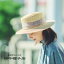 S40◆田中帽子 Alma アルマ ポークパイ型つば広カンカン帽 UK-H074[帽子 麦わら帽子 麦わら帽 ストロー..
