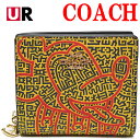 コーチ 財布 二つ折り 二つ折り財布 レディース メンズ COACH アウトレット C7446 IMTMG ディズニー x キースヘリング コラボ 2つ折り スナップ ウォレット Disney X Keith Haring