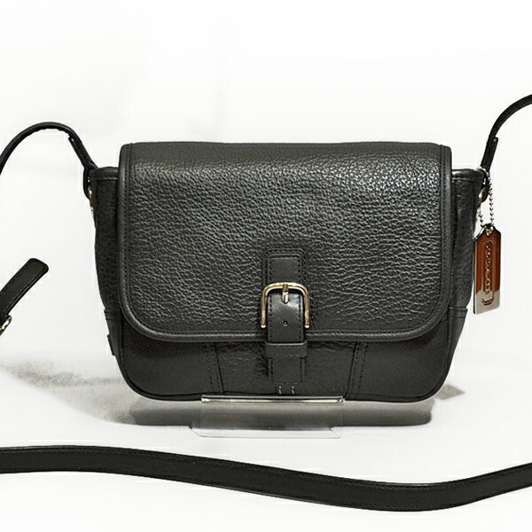 コーチ 斜め掛け ショルダー バッグ COACH F31664 SV/BK ハドレー グレイン レザー フィールド バッグ ブラックのサムネイル