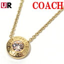コーチ ネックレス レディース アクセサリー ジュエリー アウトレット COACH 54514 F54514 GLD オープン サークル ストーン ネックレス ...