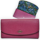 コーチ COACH 財布 長財布 F57644 SVLNJ ローズ メドウ フローラル スリム エンベロープ ヒヤシンスパープル