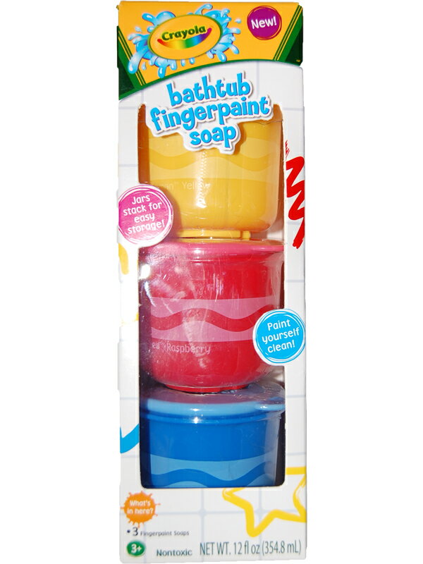 Us Kidswear Rakutenichiba Ten Rakuten Global Market Pleasure Pleasure 100 Times Of The Crayola クレヨーラ Popular Item Reentry Load Bath Three Colors Bathtub Finger Paint Soap Sets Yellow Red Blue Boy