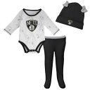 【送料無料】 ブルックリン・ネッツ NBAオフィシャル ベビー用上下セットアップ 出産祝い Brooklyn Nets Dream Team Set(White...