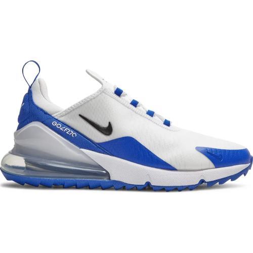 【送料無料+割引クーポン】【メンズ】 nike ナイキ ゴルフシューズ Air Max 270 Golf（White/Racer Blue） スニーカー 靴 打ちっぱなし ユニセックス Mens Golf Shoes