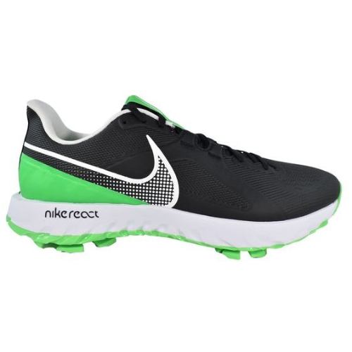 ナイキ メンズ ゴルフグッズ 【送料無料+割引クーポン】【メンズ】 nike ナイキ ゴルフシューズ React Infinity Pro Wide（Black/White/Green Spark） スニーカー 靴 打ちっぱなし