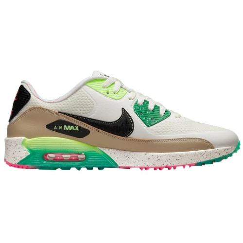 ̵+ݥۡڥ󥺡 nike ʥ ե塼 Air Max 90 Golf NRGSail/Coconut Milk/Hemp ˡ  ǤäѤʤ Men's Golf Shoes