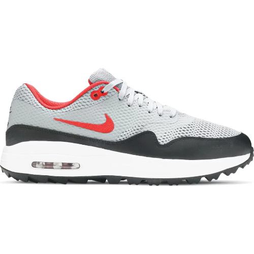 【送料無料 割引クーポン】【メンズ】 nike ナイキ ゴルフシューズ Air Max 1 Golf（Particle Grey/Black/White/University Red） スニーカー 靴 打ちっぱなし