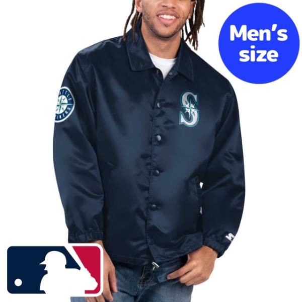 y+N[|z MLBItBV Y AE^[ iCWPbg TeWPbg X^W Wp[ C`[ VAgE}i[Y Seattle Mariners Option Route Satin Jacket