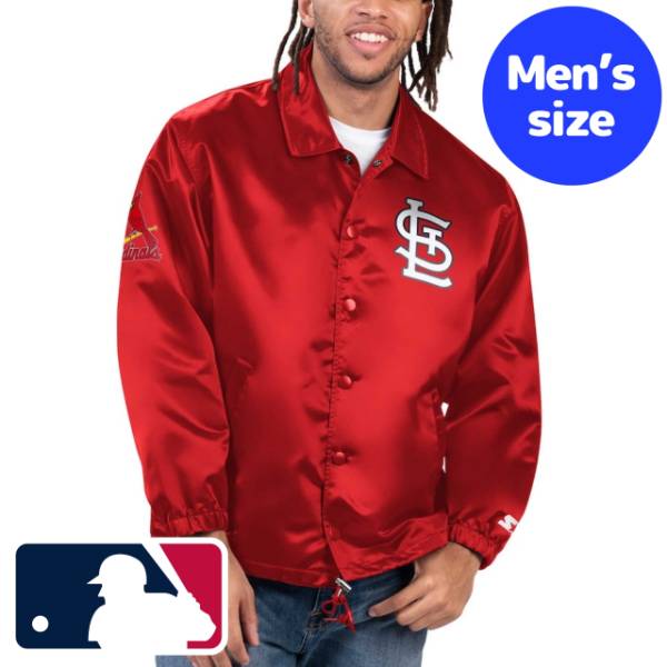 y+N[|z MLBItBV Y AE^[ iCWPbg TeWPbg X^W Wp[ ZgCXEJ[WiX St. Louis Cardinals Option Route Satin Jacket