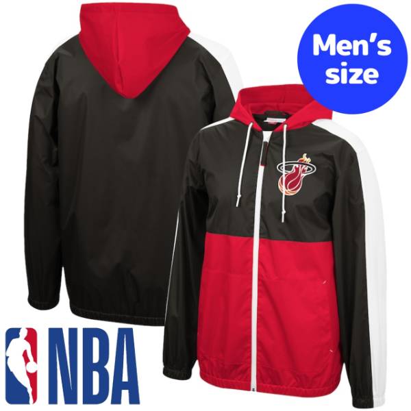 y+N[|z NBAItBV Y EBhu[J[ AE^[ iCWPbg TeWPbg }CA~Eq[g Miami Heat Game Day Windbreaker Jacket