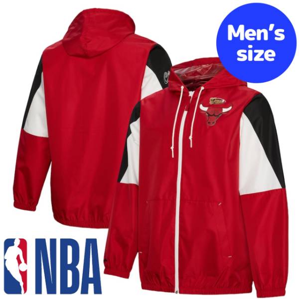 y+N[|z NBAItBV Y EBhu[J[ AE^[ iCWPbg TeWPbg VJSEuY Chicago Bulls Throw It Back Windbreaker Jacket