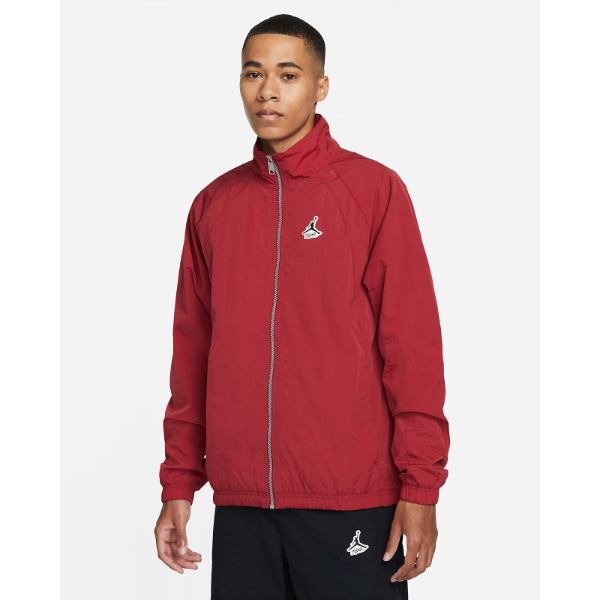 【送料無料】 メンズアウタージャケット nike ナイキ ジョーダン Jordan Men's Warmup Jacket （Pomegranate） ウィンドブレーカー ナイロンジャケット ウーブンジャケット ユニセックス ジャンパー ギフト プレゼント