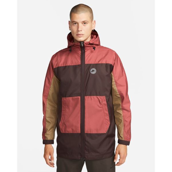 y+N[|z YAE^[WPbg iCL Nike Sportswear Men's Woven Sports Utility Jacket iBrown Basalt/Dark Driftwoodj Wp[ iCWPbg EBhu[J[ E[uWPbg