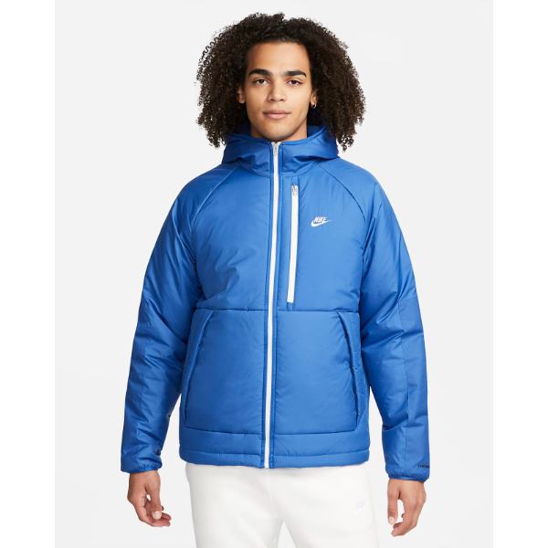 ̵+ݥ 󥺥㥱å ʥ Nike Sportswear Therma-FIT Legacy Men's Hooded Jacket Game Royal/Game Royal/Sail