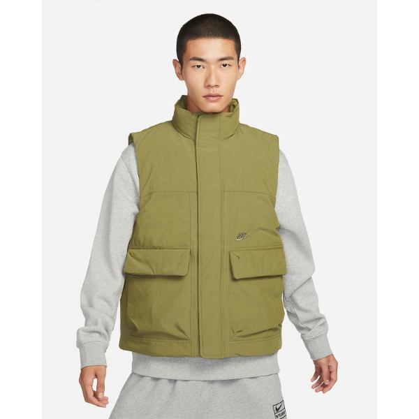 ̵+ݥ 󥺥 ٥ȥ㥱å ʥ Nike Sportswear Therma-FIT Tech Pack Men's Insulated Vest Pilgrim/Medium Olive