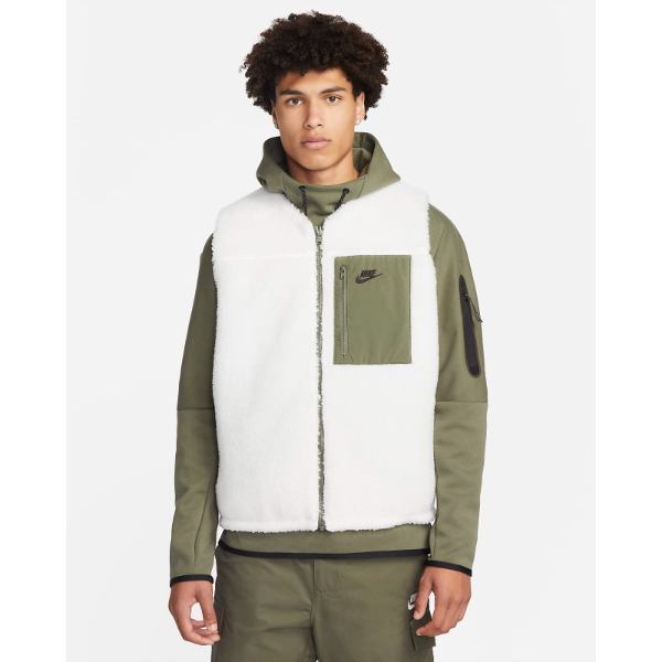 ̵+ݥ 󥺥 ٥ȥ㥱å ʥ Nike Club+ Men's Reversible Winterized Vest Sail/Medium Olive/Black ˥å