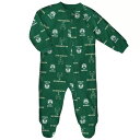 【送料無料+割引クーポン】 NBAオフィシャル ベビー用足つきカバーオール ロンパース 出産祝い Milwaukee Bucks Baby Boys' Sleeper ミルウォーキー・バックス