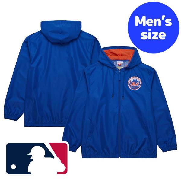 y+N[|z MLBItBV Y EBhu[J[ AE^[WPbg  j[[NEbc New York Mets Cooperstown Collection Windbreaker Jacket