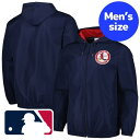 【送料無料】 MLBオフィシャル メンズ ウィンドブレーカー アウタージャケット ヌートバー セントルイス・カージナルス Cardinals Cooperstown Collection Windbreaker Jacket(4)