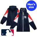 y+N[|z MLBItBV Y EBhu[J[ AE^[WPbg j[[NEL[X New York Yankees Throw It Back Full-Zip Windbreaker Jacket