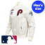 ̵+ݥ MLBե   Сƥ㥱å  եǥեե꡼ Philadelphia Phillies Pinstripe Retro Classic Jacket