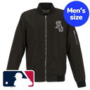 【送料無料】 MLBオフィシャル メンズ ボンバージャケット MA-1 アウター シカゴ・ホワイトソックス Chicago White Sox Lightweight Nylon Bomber Jacket