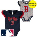 【送料無料】 MLBオフィシャル ベビー服 ロンパース メジャーリーグ ボディースーツ2枚セット カバーオール 肌着 下着 パジャマ 出産祝い 吉田正尚 ボスト...