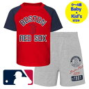 【送料無料】【ベビー・キッズサイズ(0-4歳用)】 MLBオフィシャル キッズ用上下2点セットアップ 子供用上下セット 吉田正尚 ボストン・レッドソックス Bo...