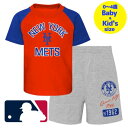 y+N[|zyxr[ELbYTCYi0-4Ηpjz MLBItBV LbYp㉺2_ZbgAbv qp㉺Zbg  j[[NEbc New York Mets T-Shirt and Shorts Set